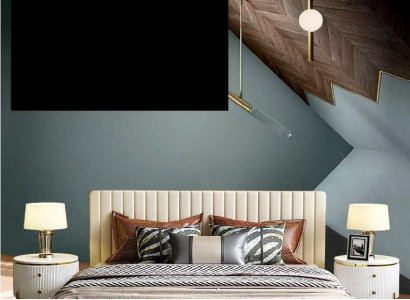 Designer Bett Schlafzimmer Doppelbett Betten Leder Hotel Luxus Polster 180/200cm